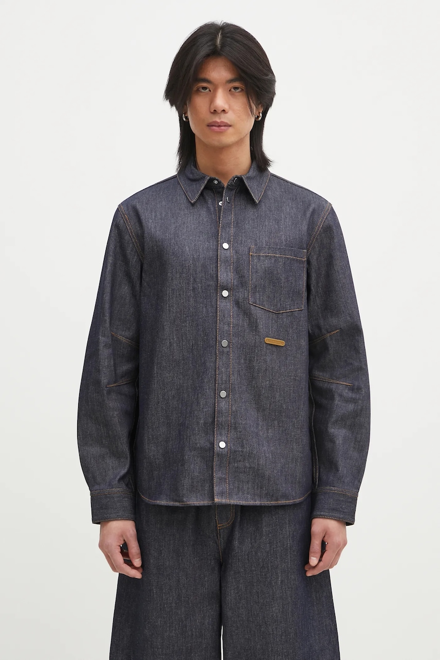 Helmut Lang koszula jeansowa Curved Cl Shirt.Bkly