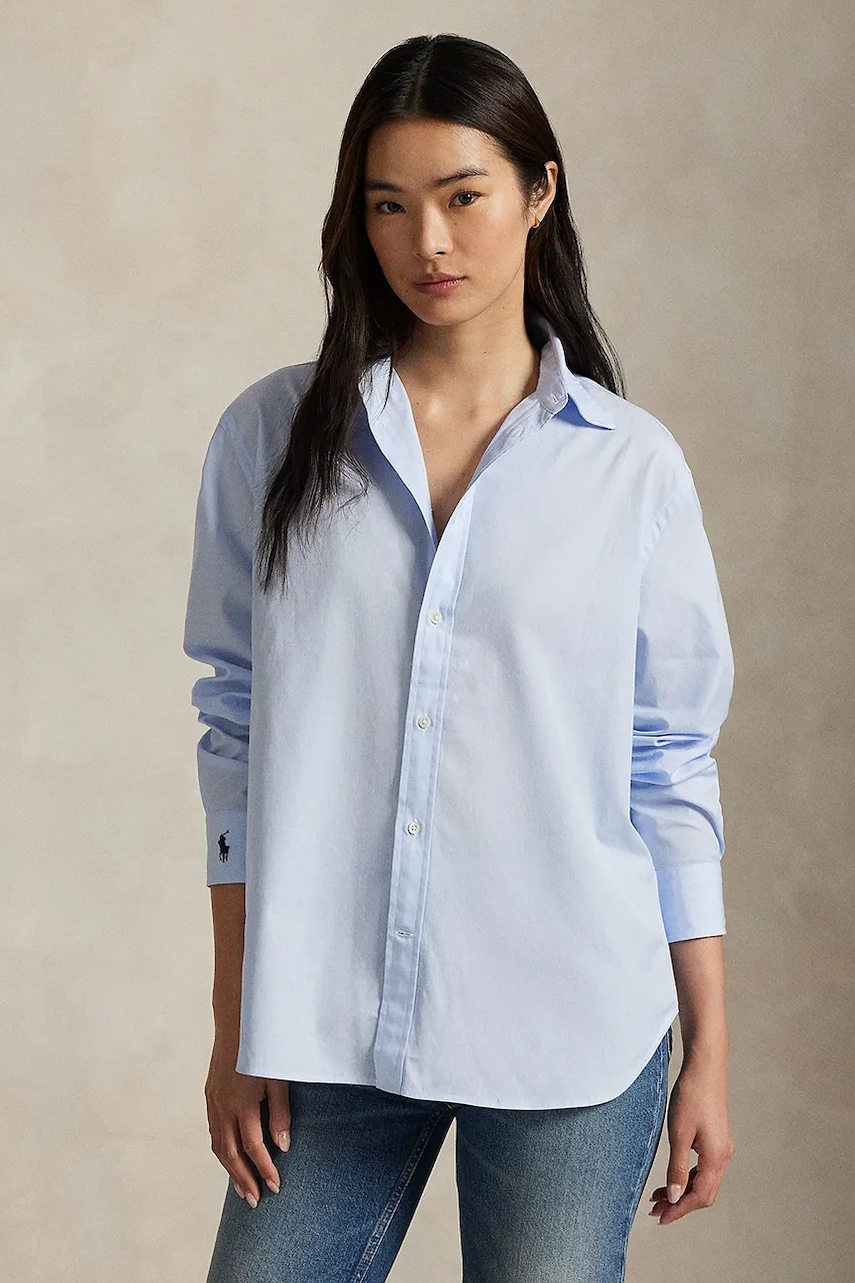 Polo Ralph Lauren koszula bawełniana Long Sleeve Light Shirt