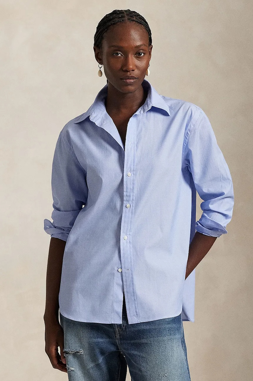 Polo Ralph Lauren koszula bawełniana Long Sleeve Light Shirt