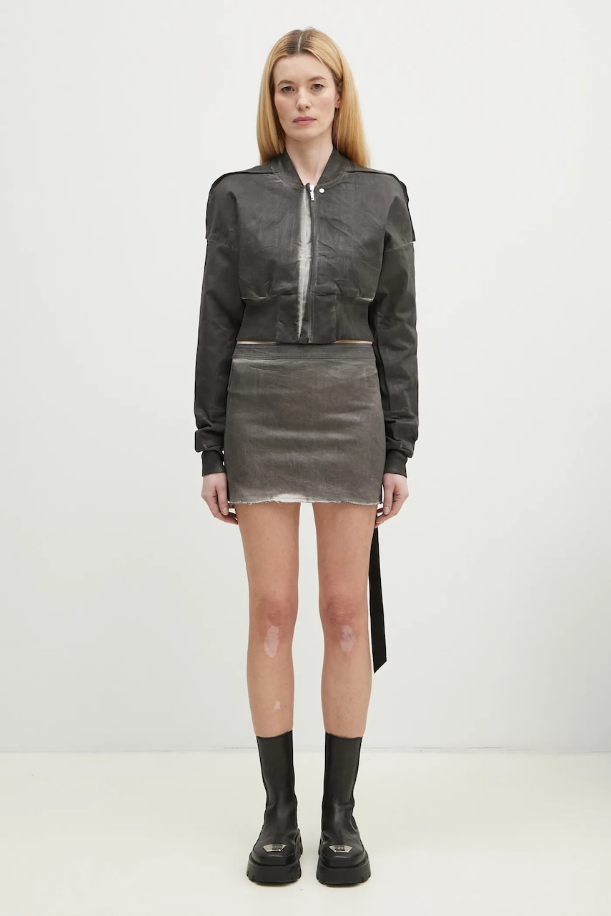 Rick Owens kurtka bomber Flight Jacket Cropped