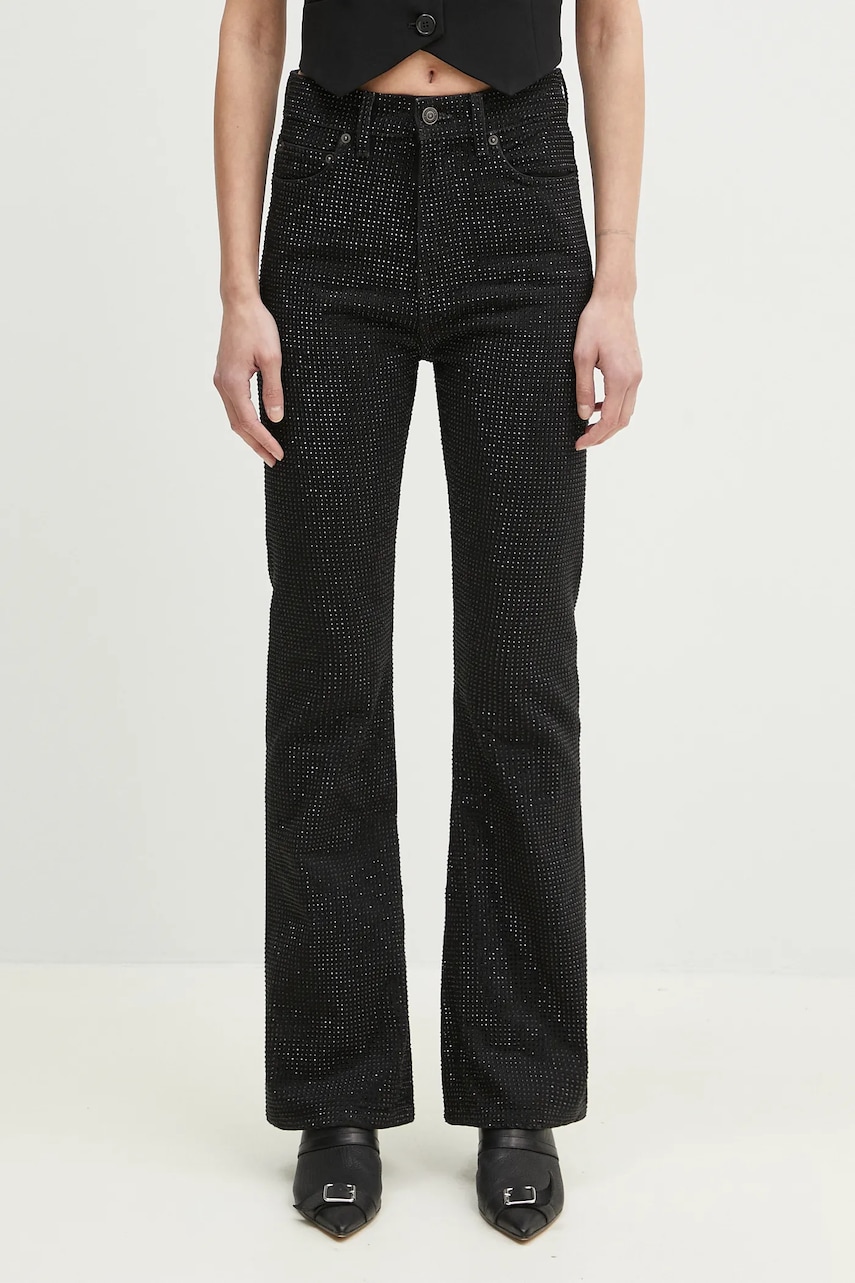 Fiorucci jeansy Rhinestone Flared