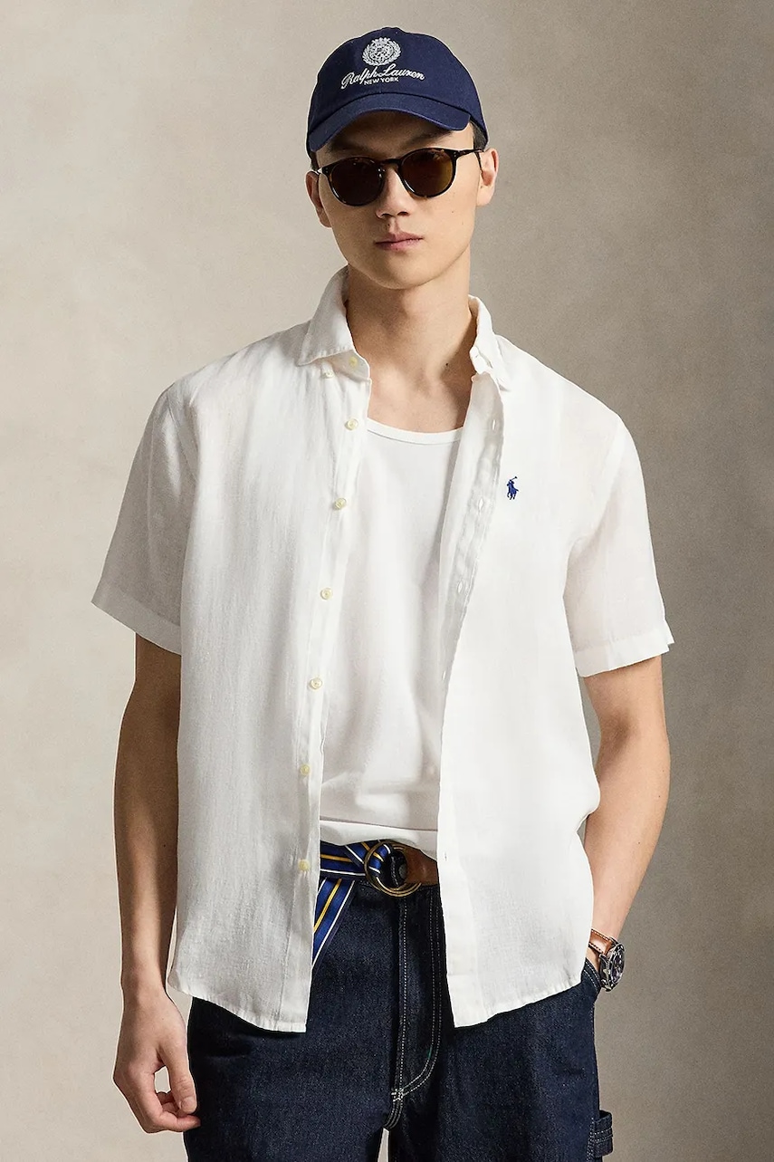 Polo Ralph Lauren koszula lniana Sport Shirt