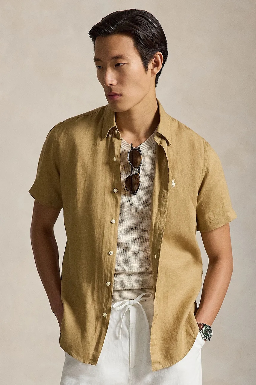 Polo Ralph Lauren koszula lniana Sport Shirt