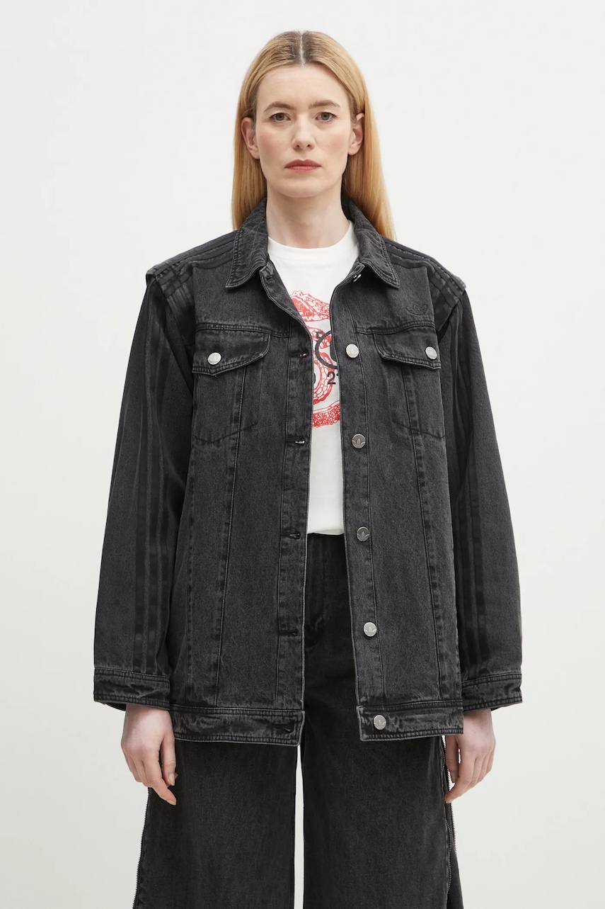 adidas Originals koszula bawełniana jeansowa DENIM SHIRT JKT