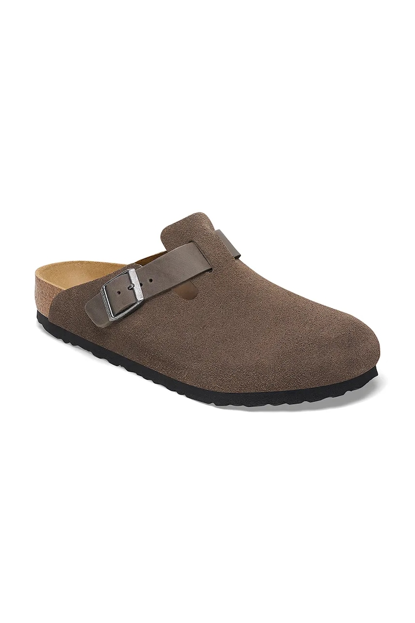 Birkenstock klapki zamszowe Boston