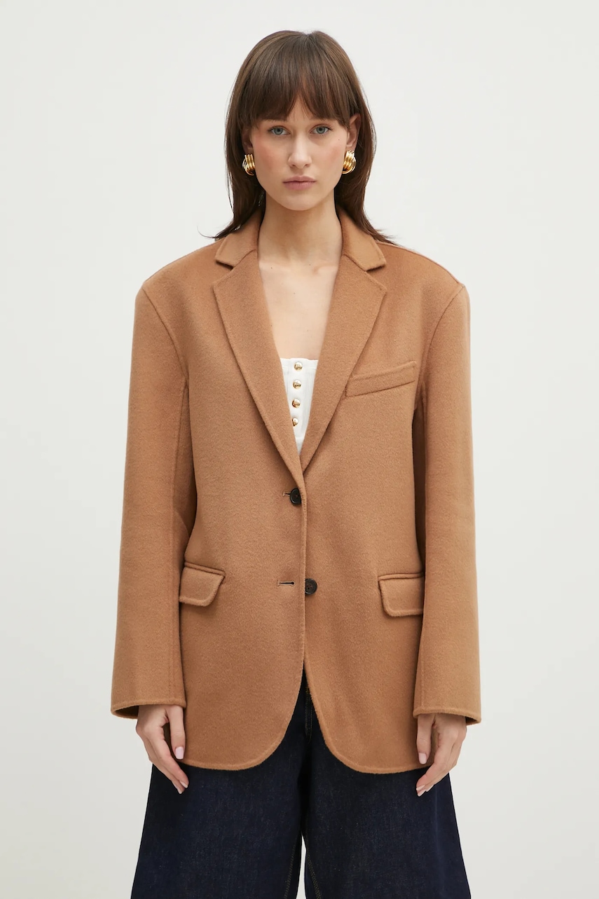 Anine Bing marynarka wełniana Quinn Blazer