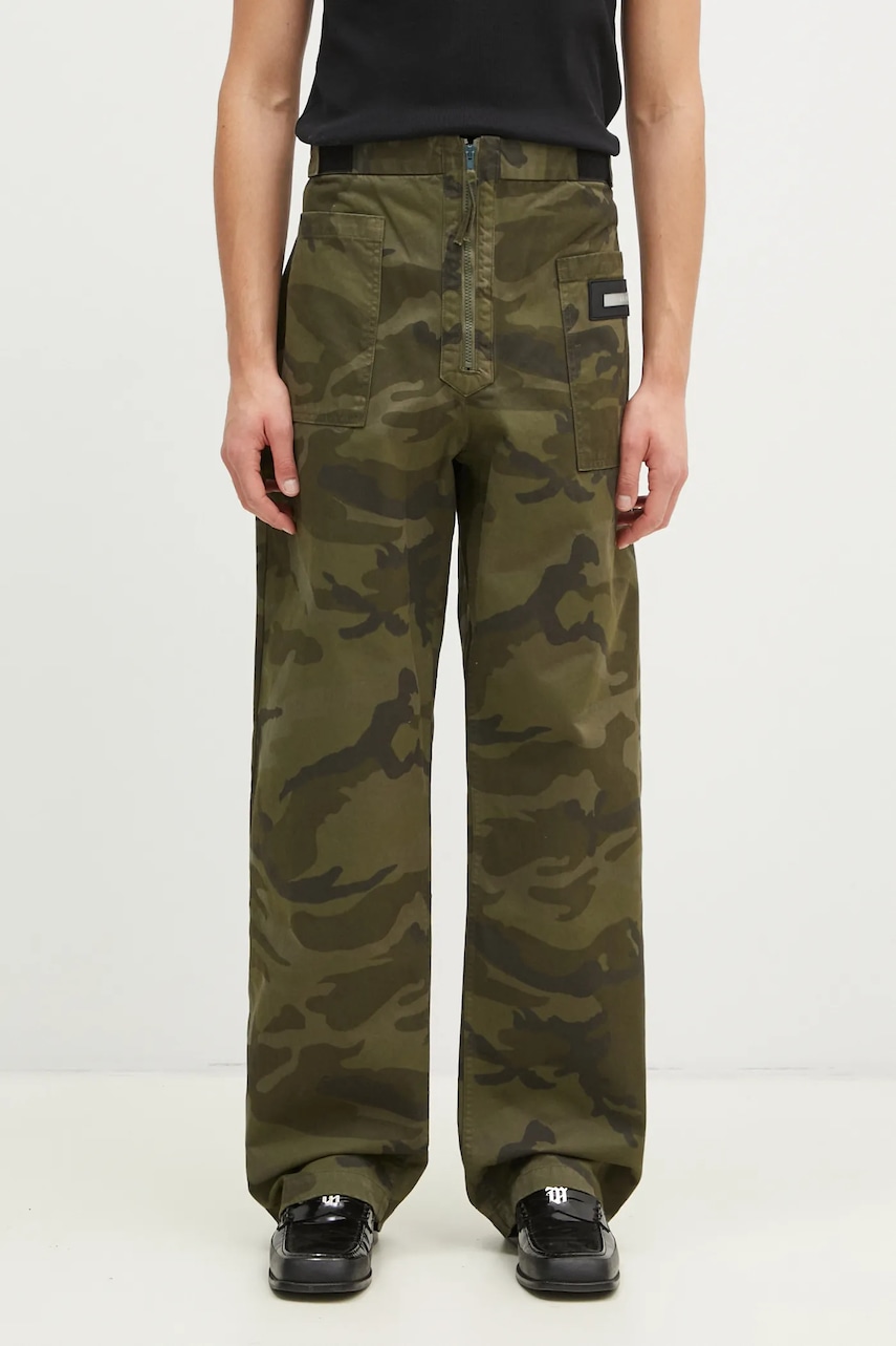 Aries spodnie bawełniane Camo Walking Trouser