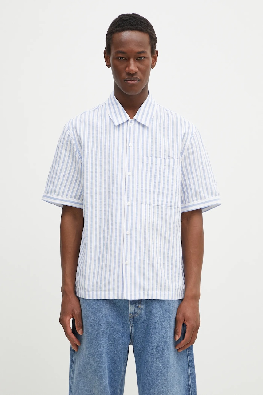 Axel Arigato koszula bawełniana Lido Striped Shirt