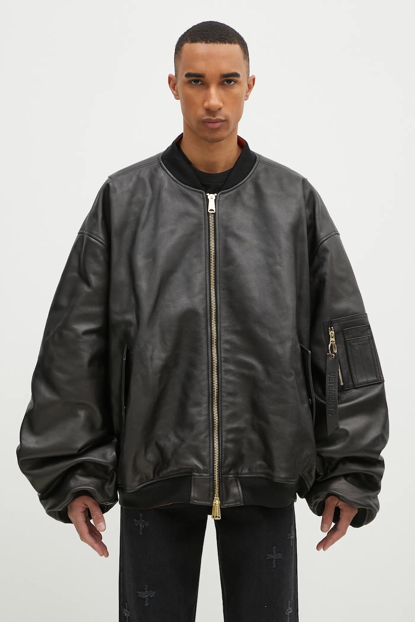 VETEMENTS kurtka Oversized Leather Bomber