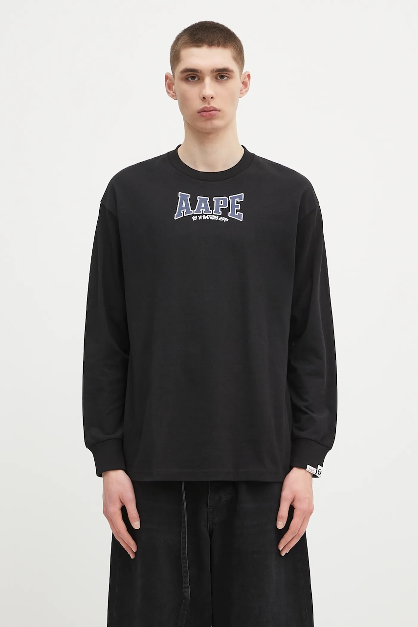 AAPE longsleeve bawełniany Main Long