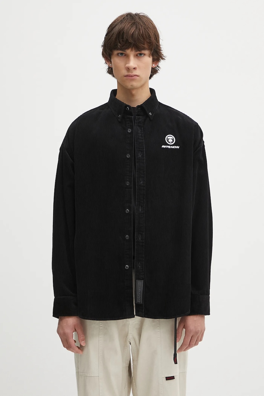 AAPE koszula sztruksowa Now Long Sleeve