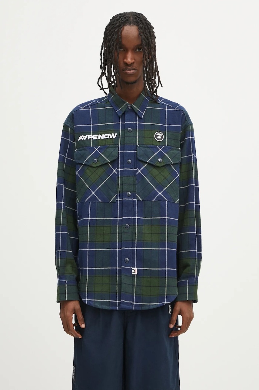 AAPE koszula bawełniana Now Long Sleeve