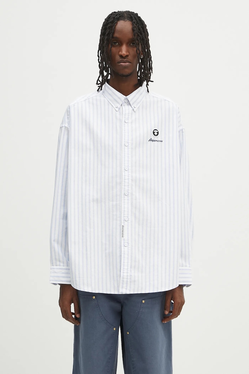 AAPE koszula bawełniana Now Long