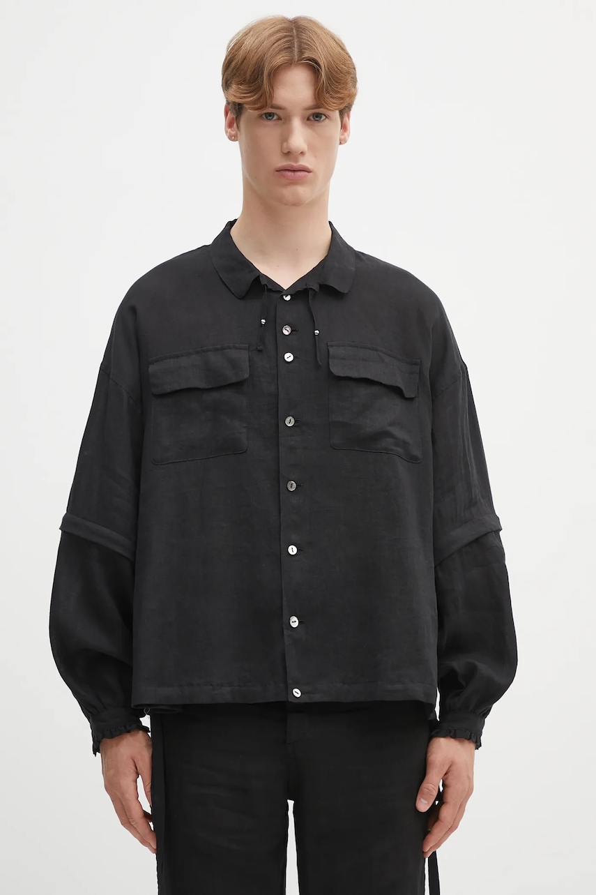 Undercover koszula lniana Shirt blouse