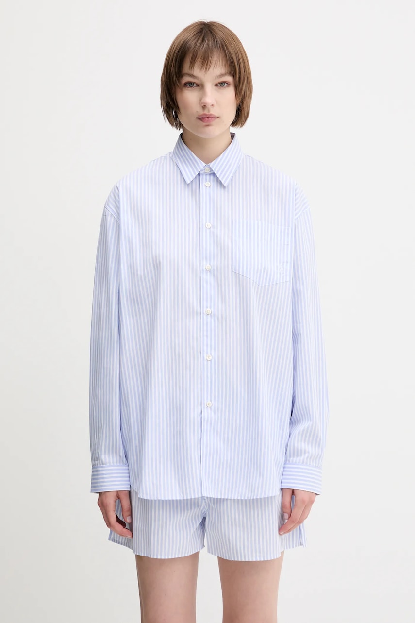 Sporty & Rich koszula bawełniana Src Oversized