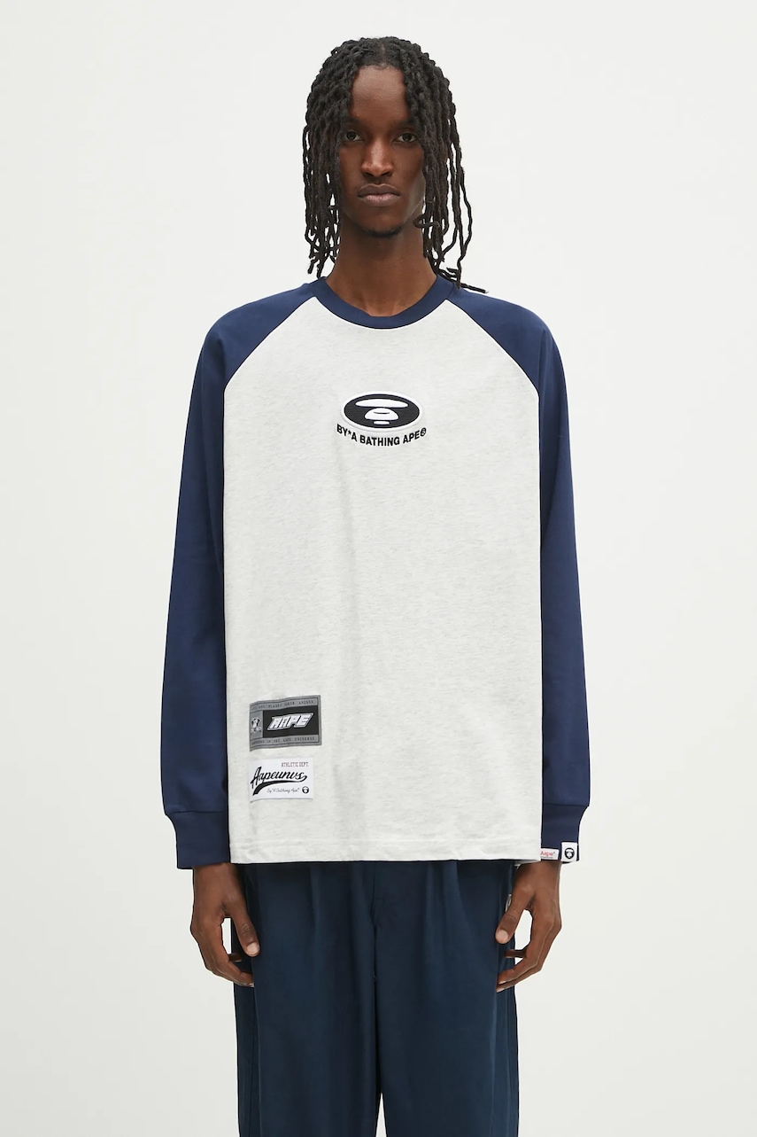 AAPE longsleeve bawełniany Main Long