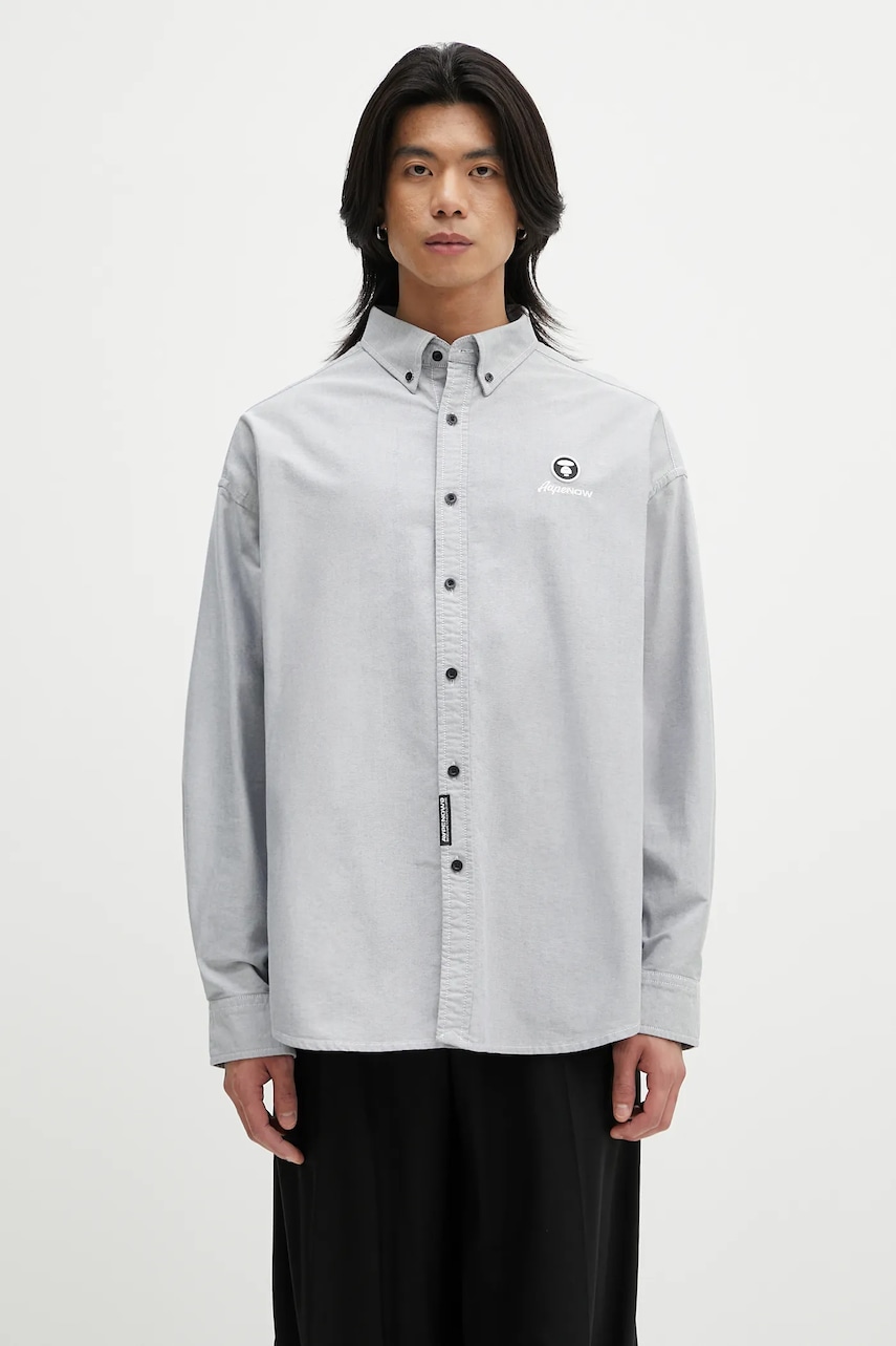 AAPE koszula bawełniana Now Long