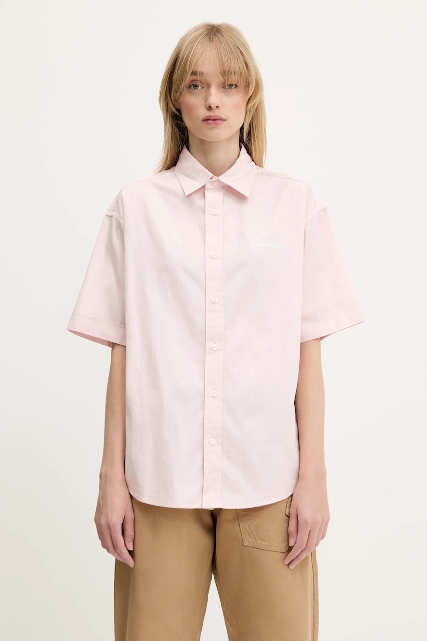 Carhartt WIP koszula bawełniana S/S Jaxon Shirt
