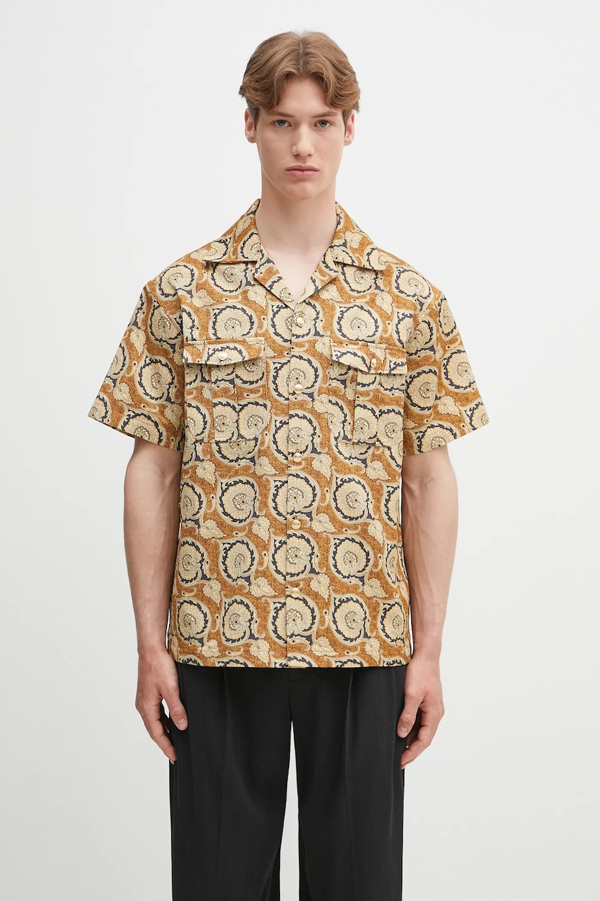 Drôle de Monsieur koszula bawełniana La Chemise Paisley