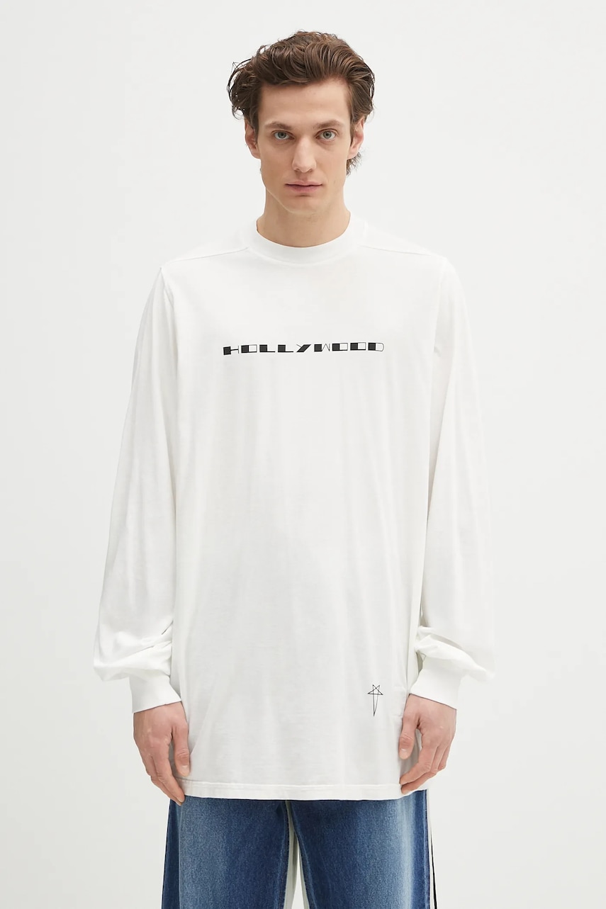 Rick Owens DRKSHDW longsleeve bawełniany Jumbo Ls T