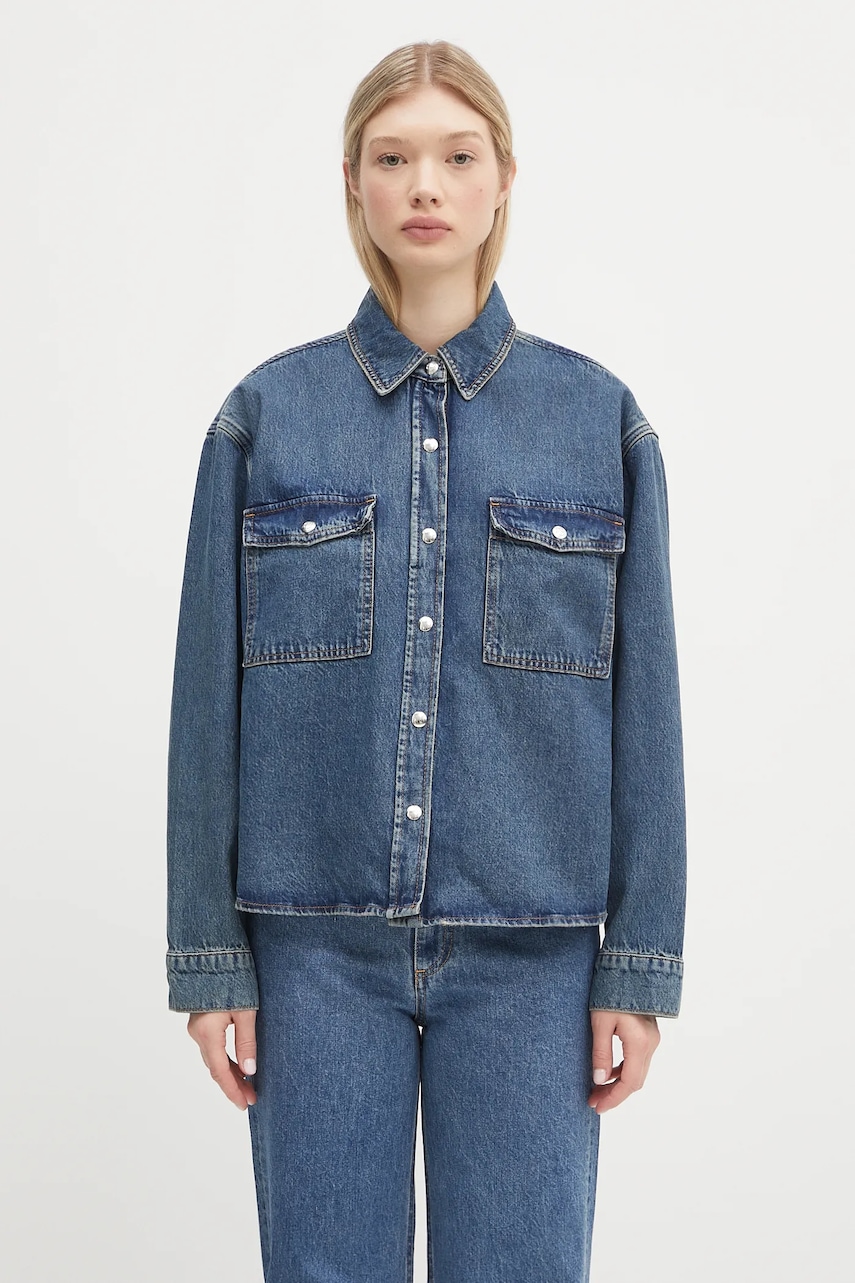 Anine Bing kurtka jeansowa Paxton Shirt