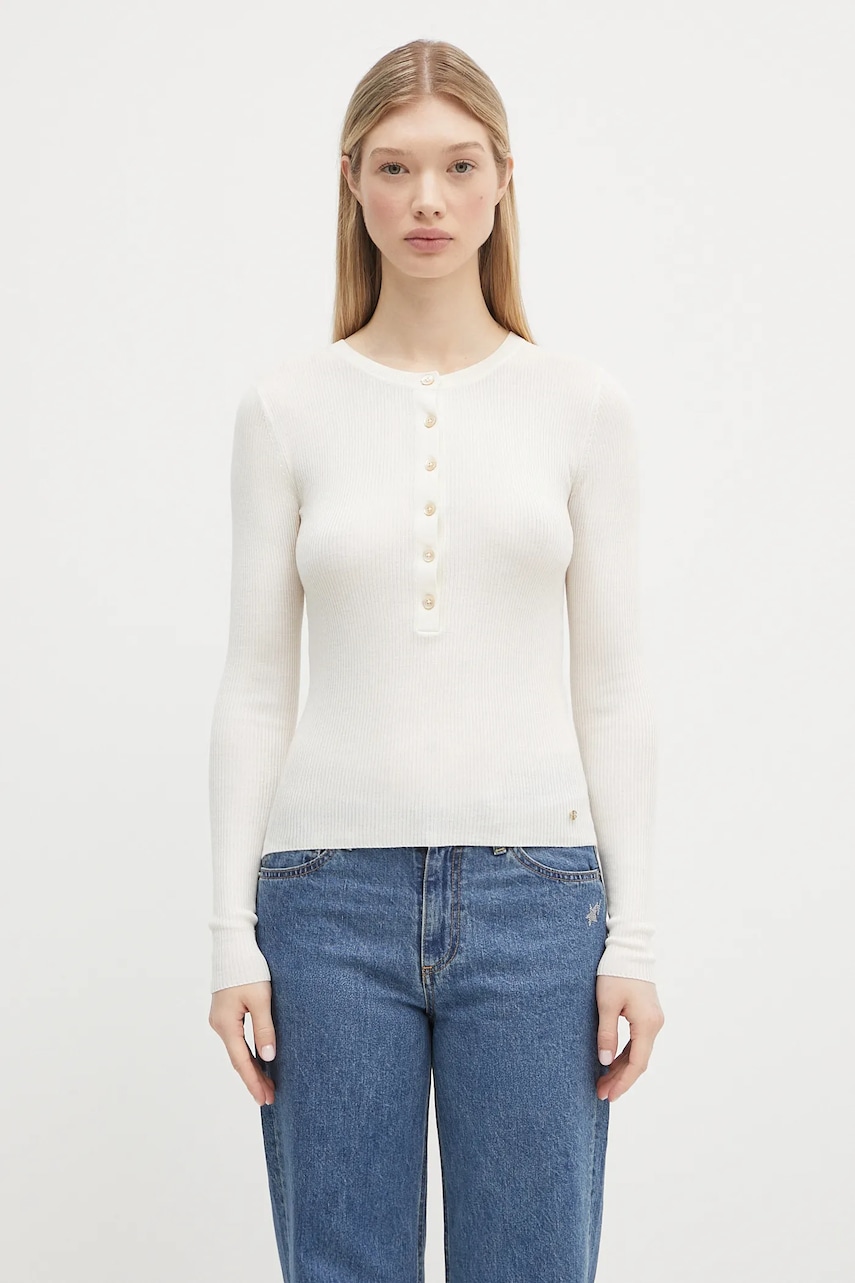 Anine Bing longsleeve wełniany Katrin Long Sleeve Sweater
