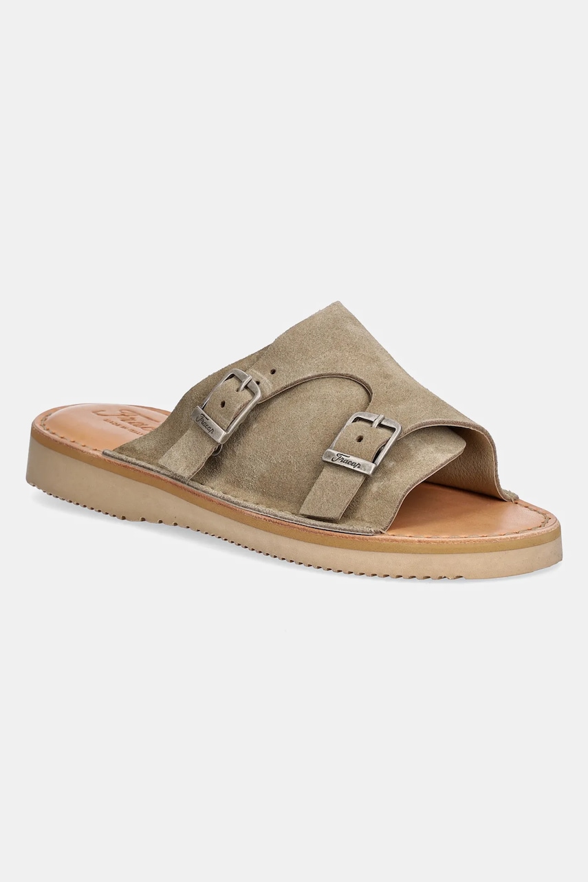 Męskie Fracap klapki skórzane Sandals