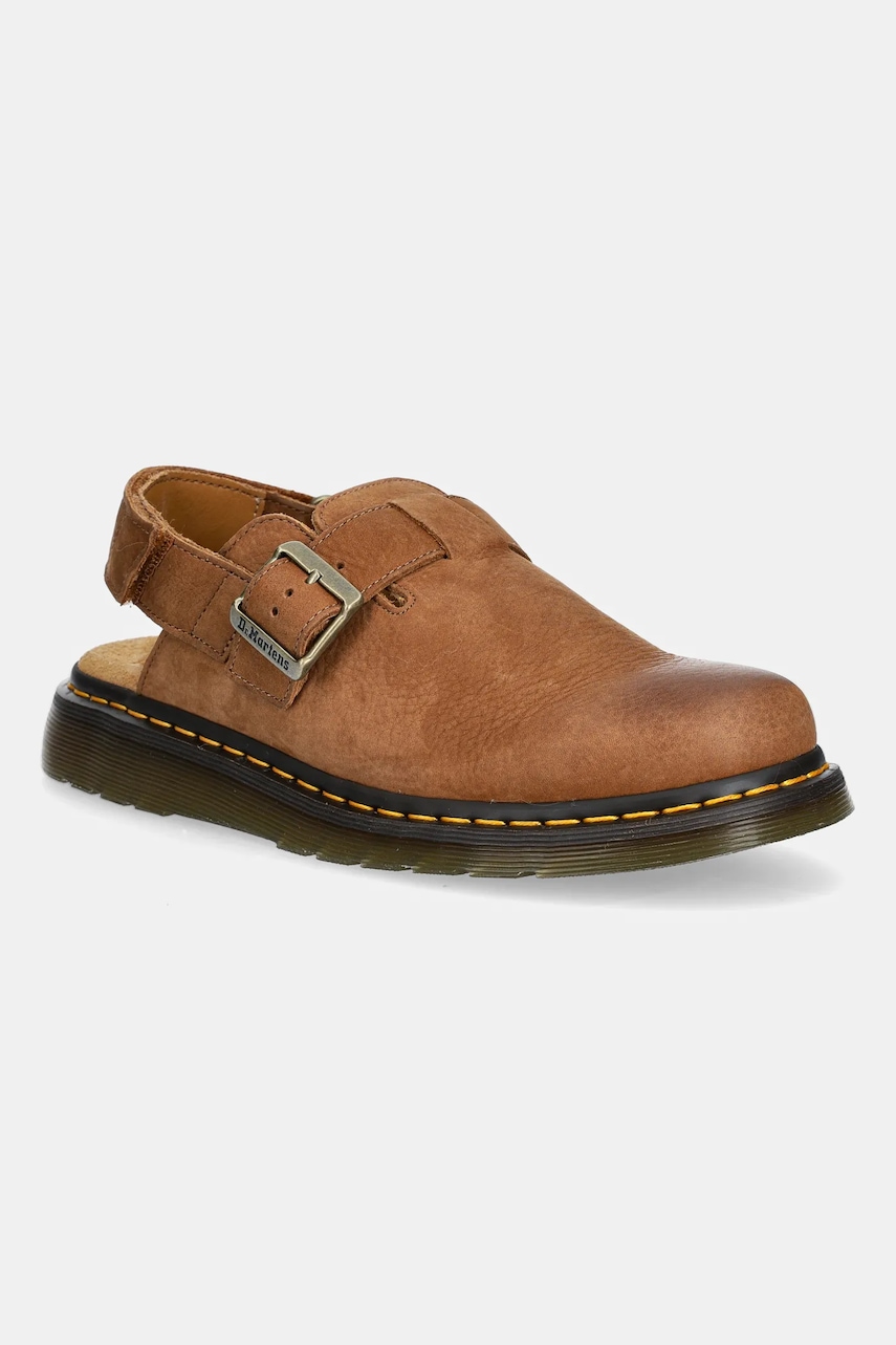 Męskie Dr. Martens sandały nubukowe Jorge II Mule