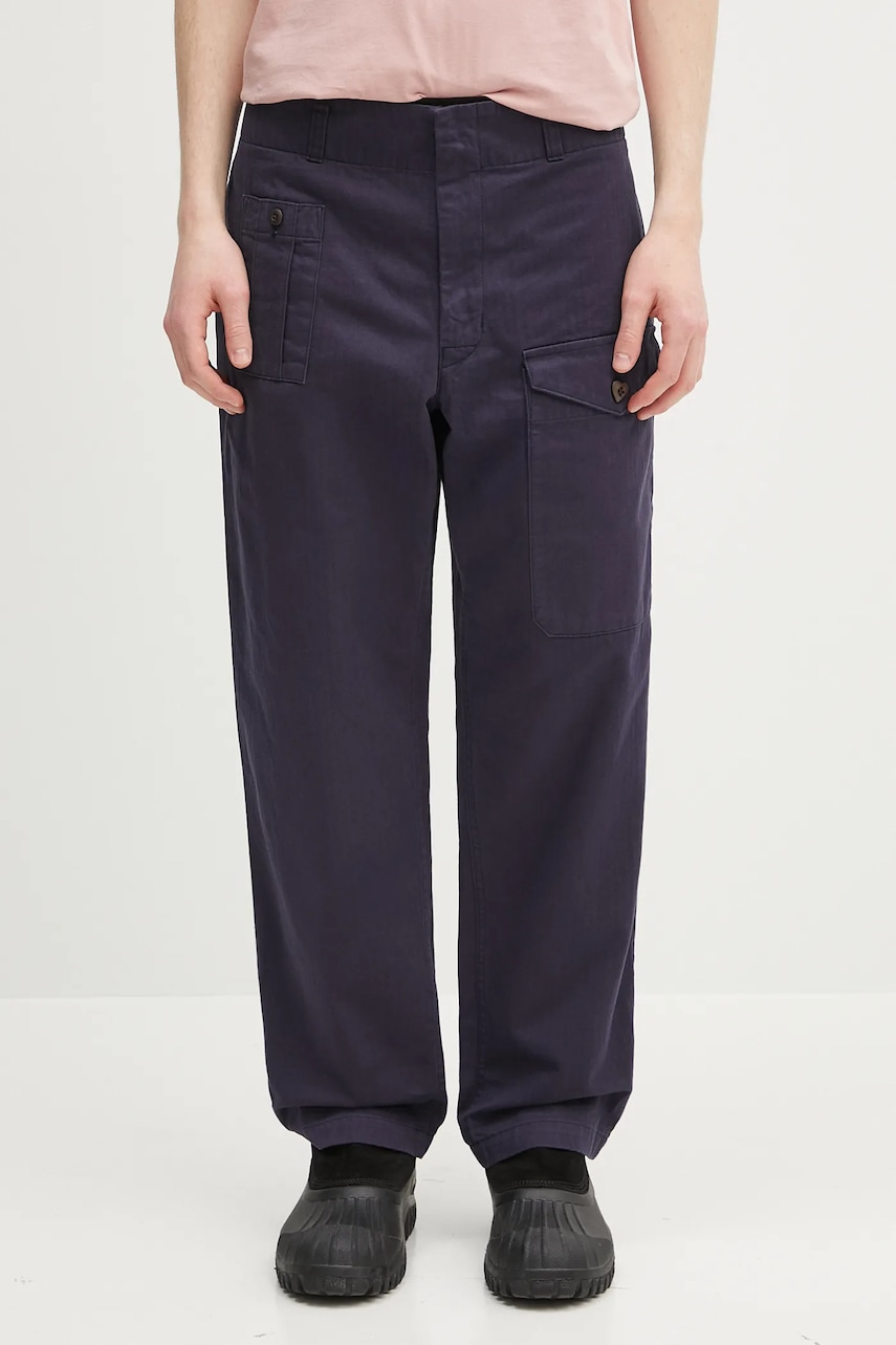 Human Made spodnie bawełniane Straight Cargo Pants