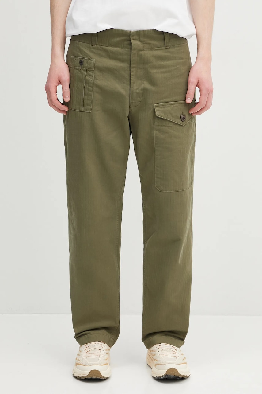 Human Made spodnie bawełniane Straight Cargo Pants