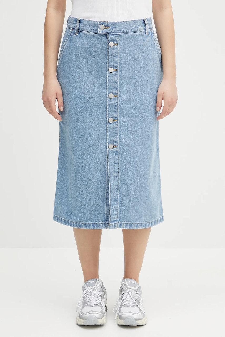 Carhartt WIP spódnica jeansowa W' Colby Skirt