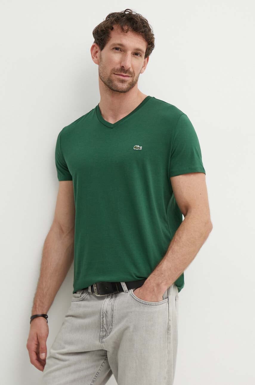 Lacoste T-shirt męski bawełniany