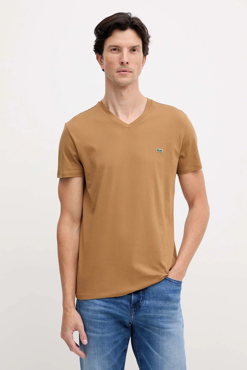 Lacoste T-shirt bawełniany męski