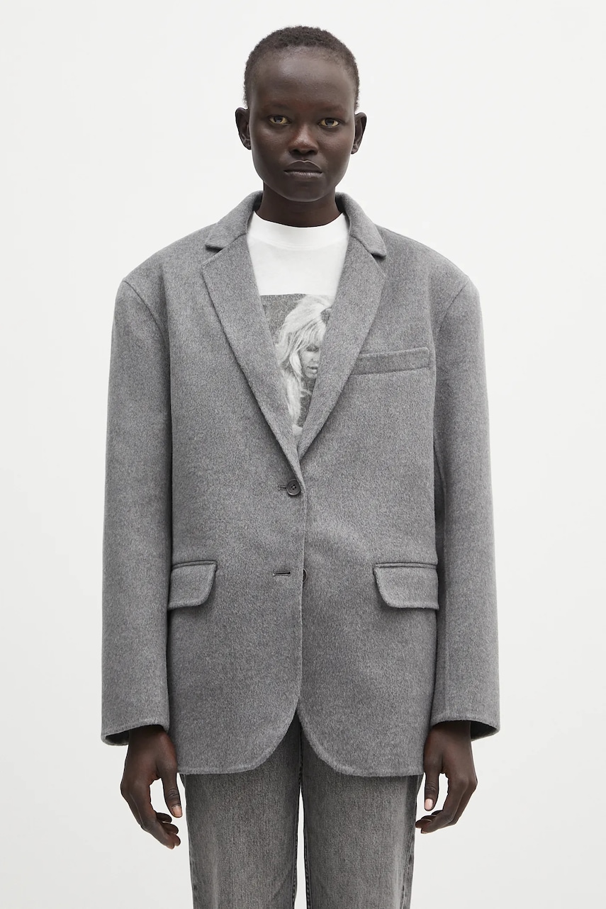 Anine Bing marynarka wełniana Quinn Blazer