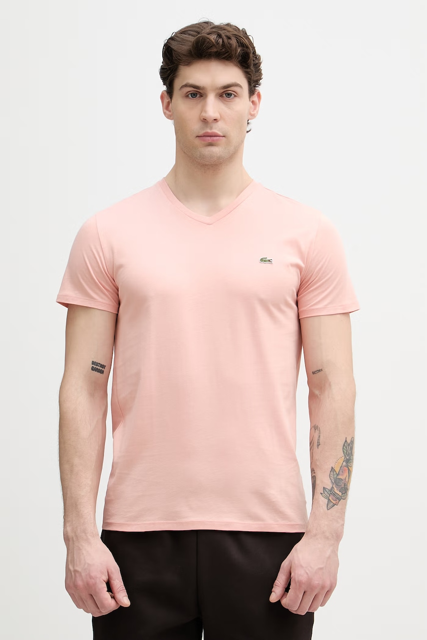 Lacoste T-shirt bawełniany męski