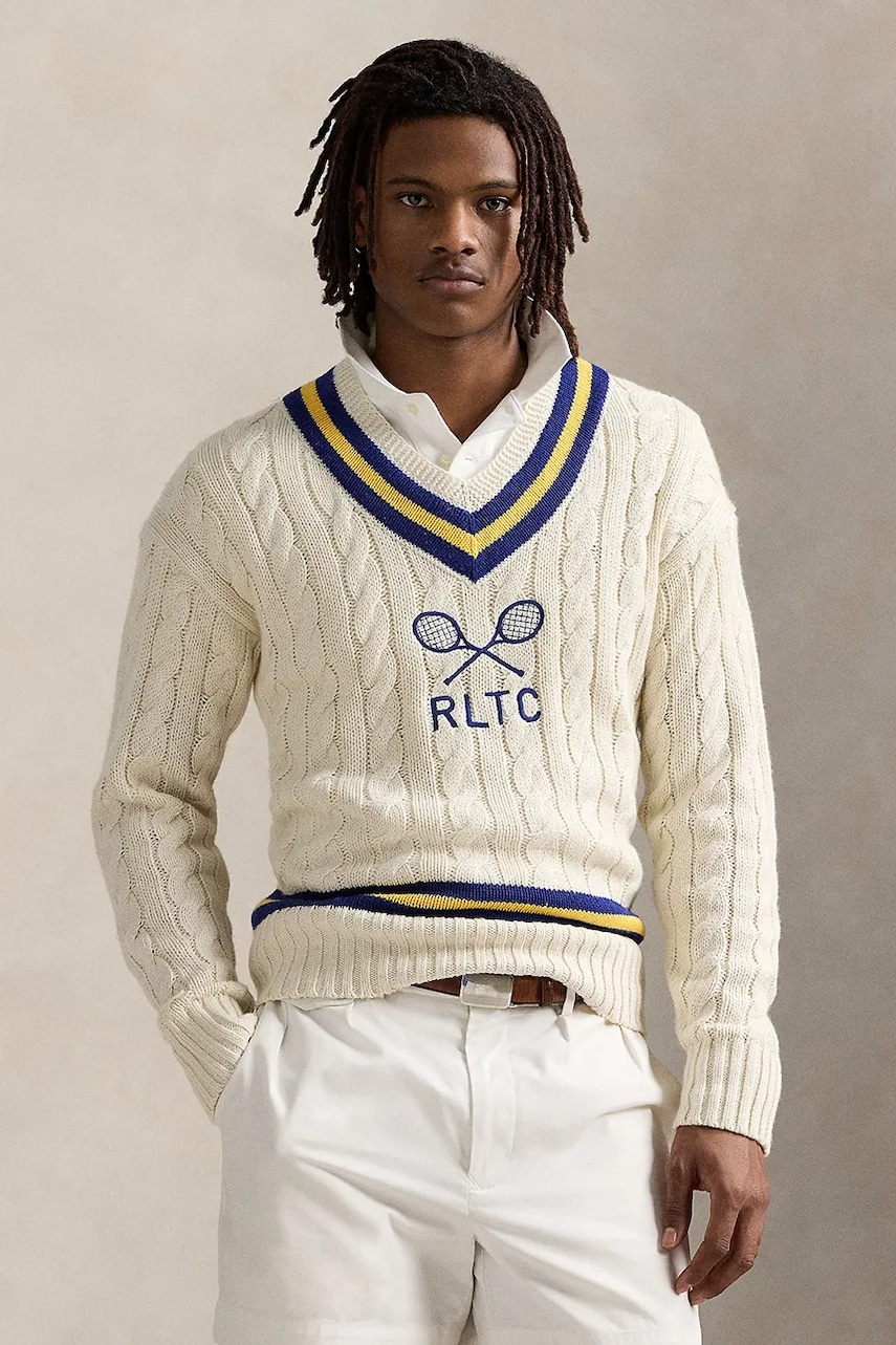 Polo Ralph Lauren sweter z domieszką kaszmiru Long Sleeve Pullover