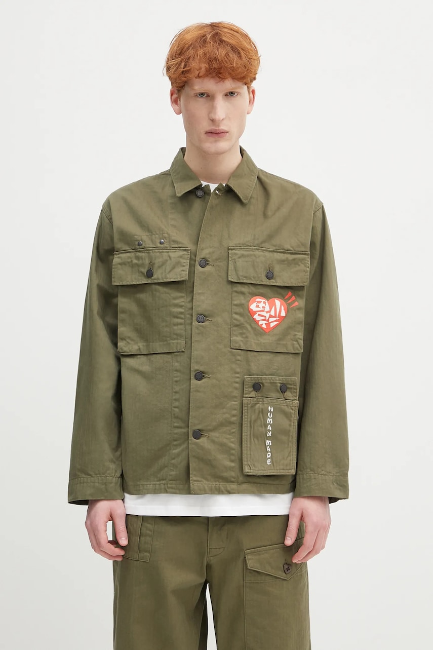 Human Made koszula bawełniana Military Shirt