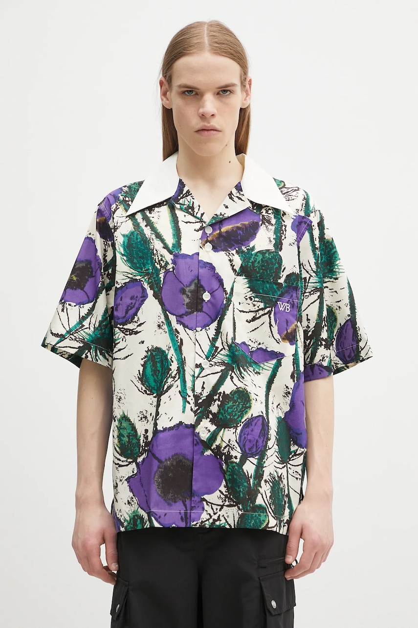 Wales Bonner koszula bawełniana Highlife Bowling