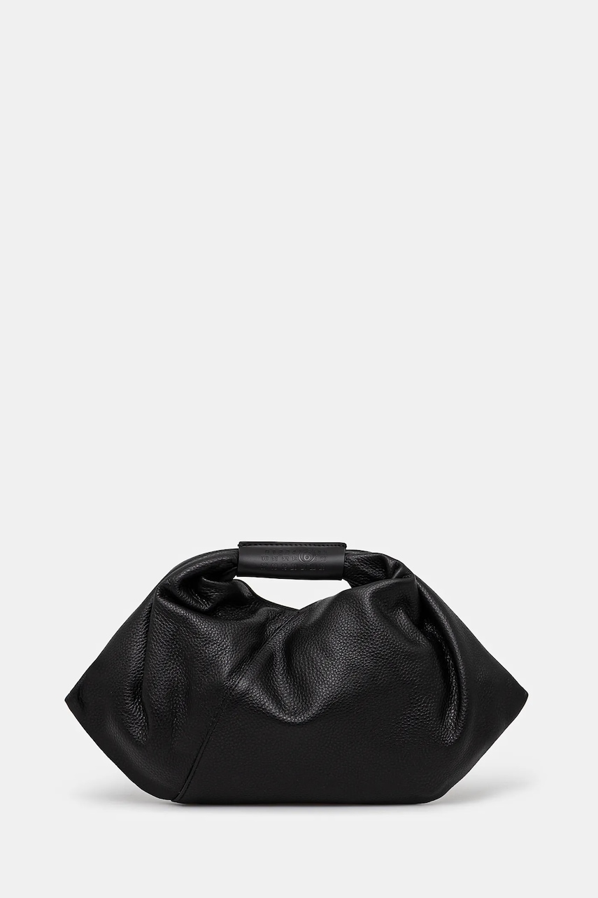 MM6 Maison Margiela torebka skórzana Japanese Draped Mini