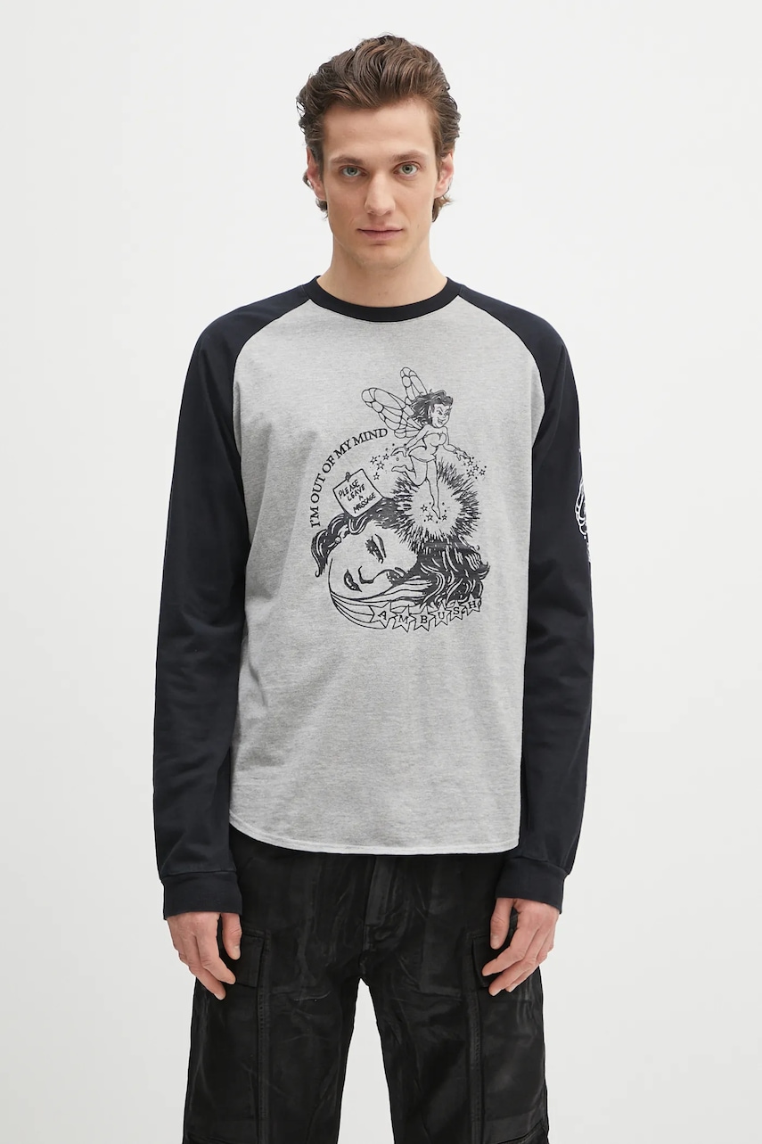 AMBUSH longsleeve bawełniany Raglan L/S T-Shirt