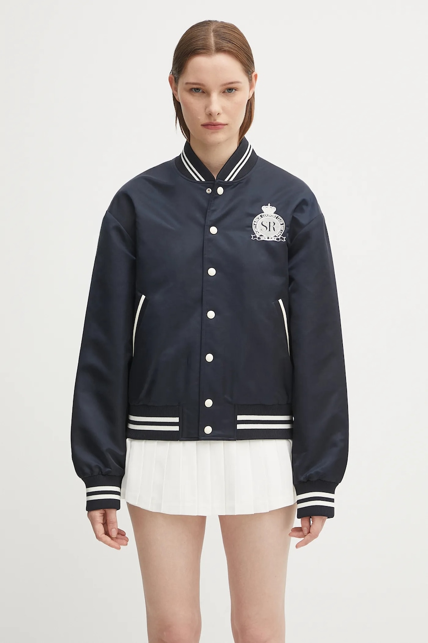 Sporty & Rich kurtka bomber Royal Club Nylon Varsity