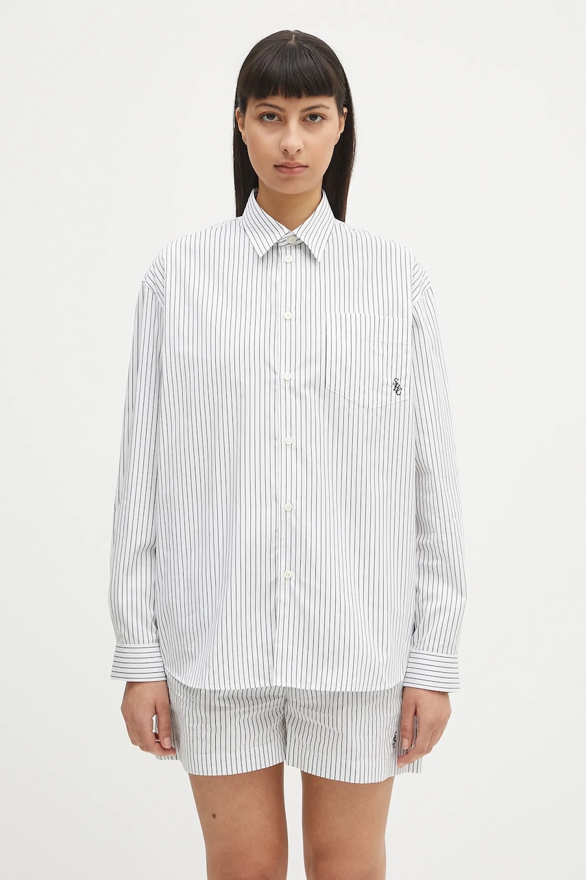 Sporty & Rich koszula bawełniana Src Oversized