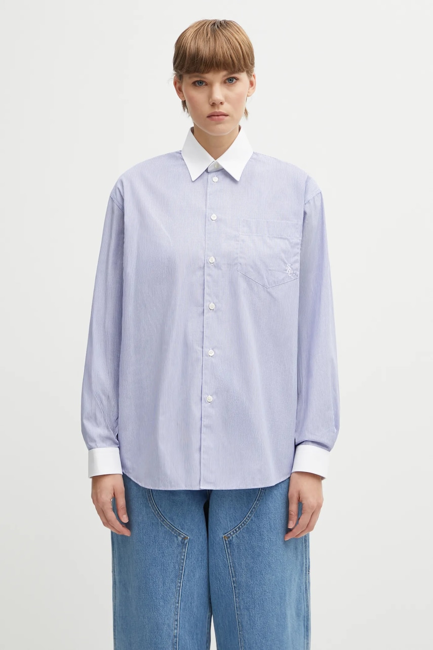 Sporty & Rich koszula bawełniana Src Oversized