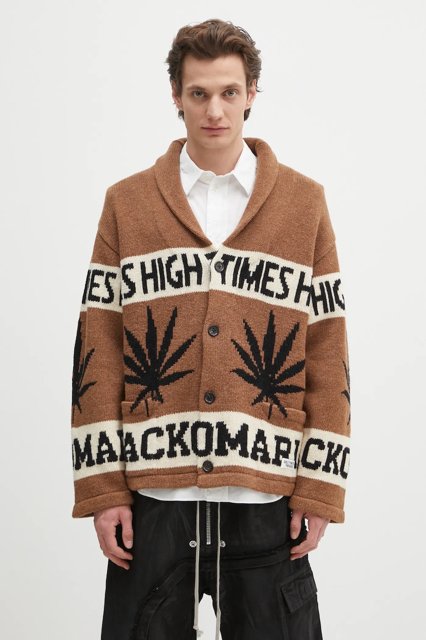 Wacko Maria kardigan wełniany Hightimes