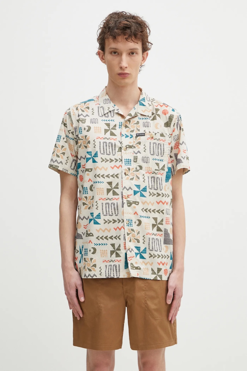 Columbia koszula bawełniana Pine Canyon Short