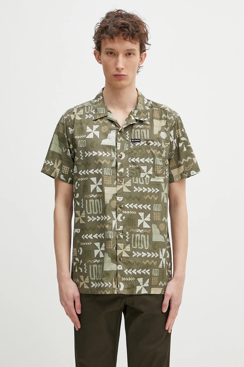 Columbia koszula bawełniana Pine Canyon Short