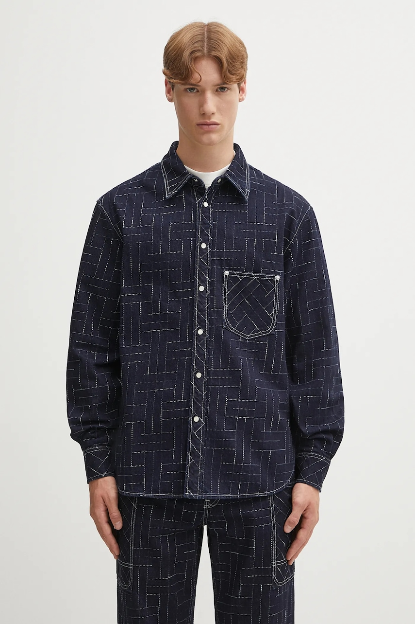Kenzo koszula jeansowa Weave Casual