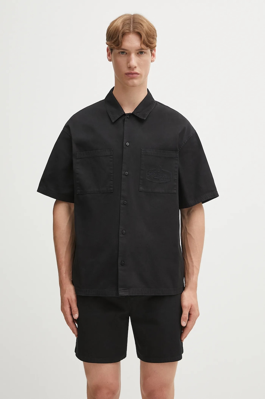 Represent koszula bawełniana Short Sleeve Cotton Overshirt