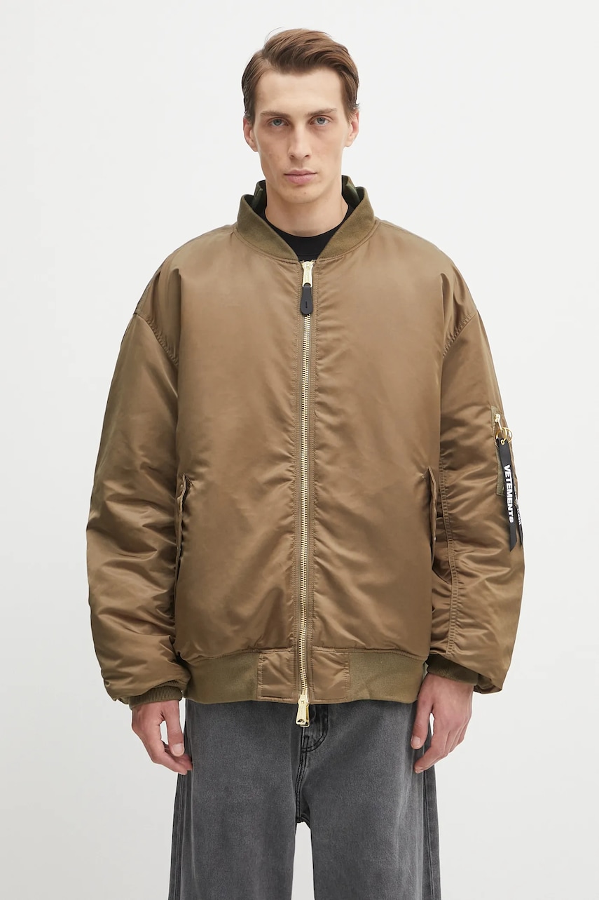 VETEMENTS x Alpha Industries kurtka bomber dwustronna Cut-Up Bomber