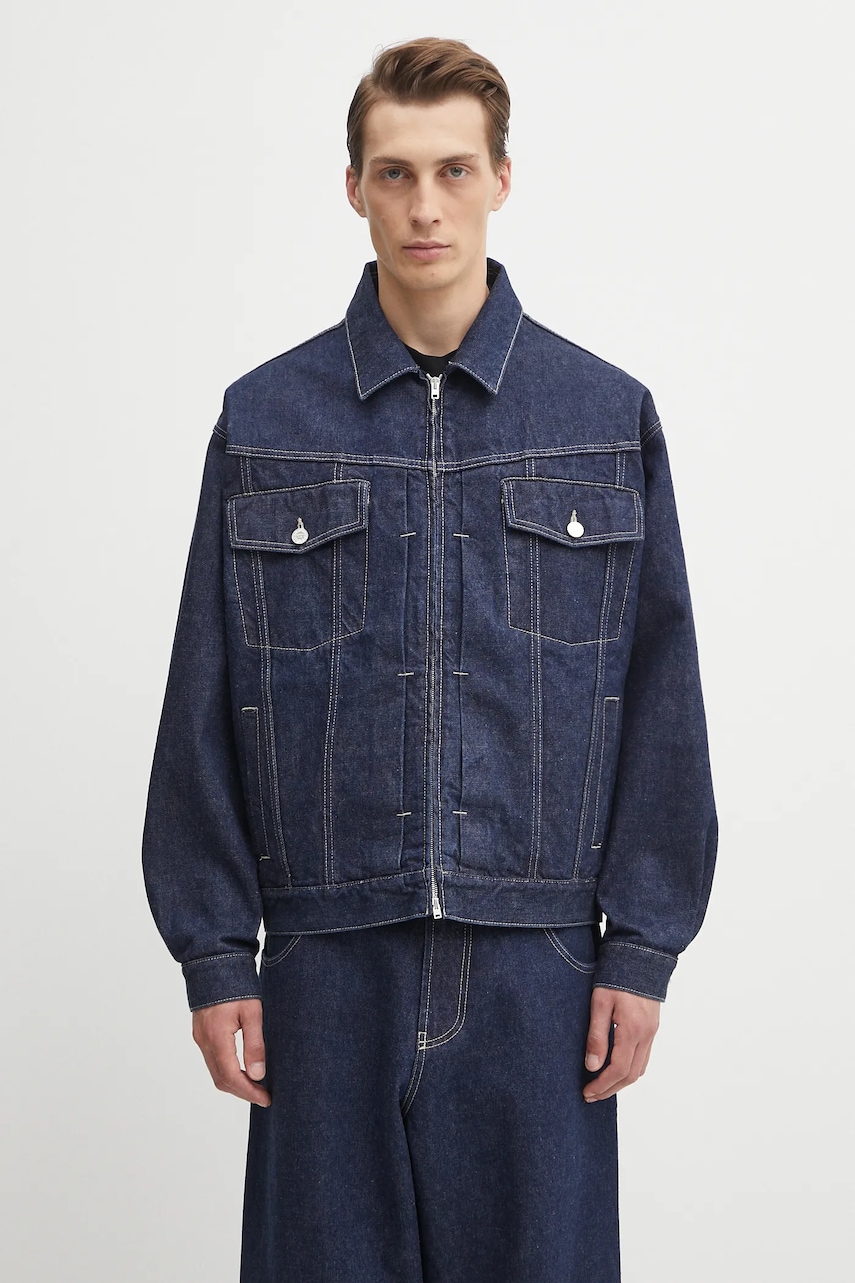 VETEMENTS kurtka jeansowa Hip-Hop Denim